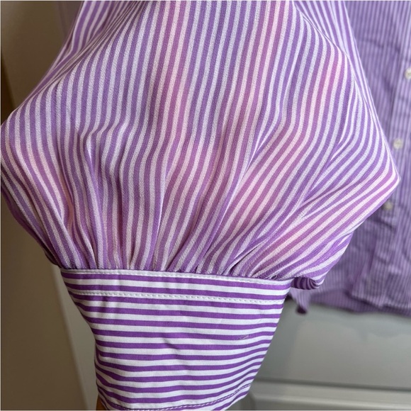 NWT Ralph Lauren Striped Broadcloth Shirt - Picture 8 of 9